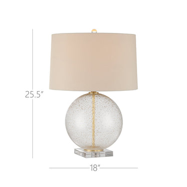 Currey & Company 29" Zebulon Optic Crystal Table Lamp 12