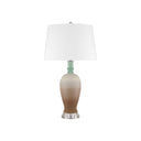 Currey & Company 30.25" Happy 80's Brown & Pale Blue Table Lamp 2