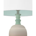 Currey & Company 30.25" Happy 80's Brown & Pale Blue Table Lamp 4