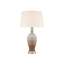 Currey & Company 30.25" Happy 80's Brown & Pale Blue Table Lamp 