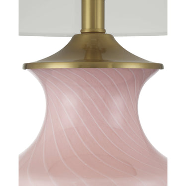 Currey & Company 30.5" Lucy Pink Table Lamp 1