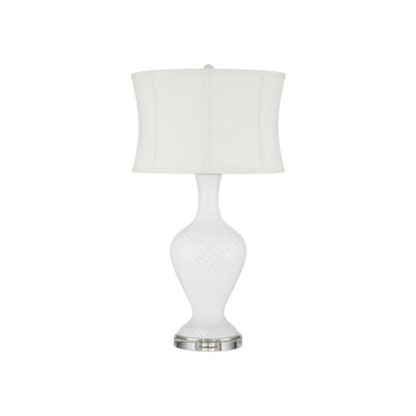 Currey & Company 30.75" Zeta White Table Lamp 3