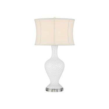 Currey & Company 30.75" Zeta White Table Lamp 