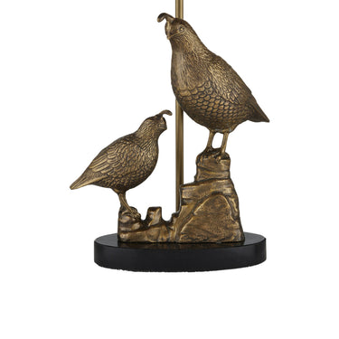 Currey & Company 30" Codorniz Brass 2-Light Table Lamp 1