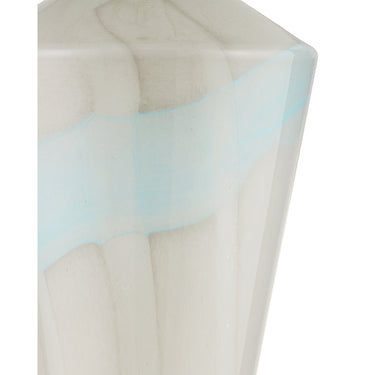 Currey & Company 30" Floating Cloud Blue Gray Table Lamp 1