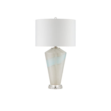 Currey & Company 30" Floating Cloud Blue Gray Table Lamp 4