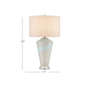 Currey & Company 30" Floating Cloud Blue Gray Table Lamp 5
