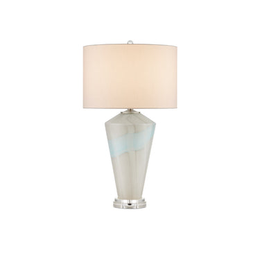 Currey & Company 30" Floating Cloud Blue Gray Table Lamp 