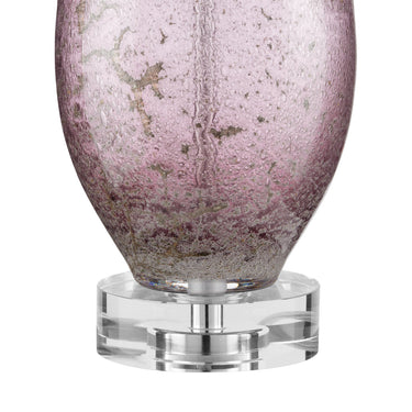 Currey & Company 30" Optimist Purple Glass Table Lamp 1
