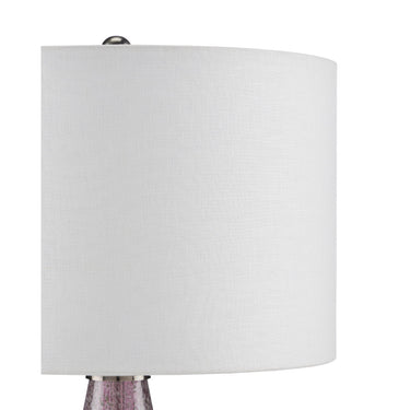 Currey & Company 30" Optimist Purple Glass Table Lamp 2