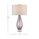 Currey & Company 30" Optimist Purple Glass Table Lamp 5