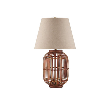 Currey & Company 31.0" Cyrus Bamboo Table Lamp 4