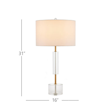 Currey & Company 31.0" Deville Optic Crystal Table Lamp 8