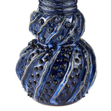 Currey & Company 31.0" Undersea Dark Blue Ceramic Table Lamp 2