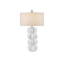 Currey & Company 31.25" Saliszzole White Table Lamp 3