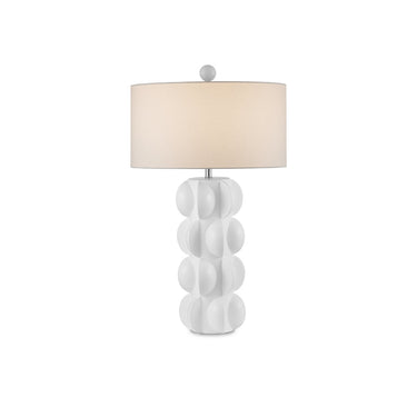 Currey & Company 31.25" Saliszzole White Table Lamp 3
