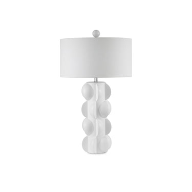 Currey & Company 31.25" Saliszzole White Table Lamp 5