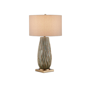 Currey & Company 31.25" Water-borne Green Table Lamp 