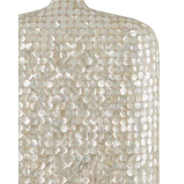 Currey & Company 31.5" Gerri White Dot Table Lamp 1