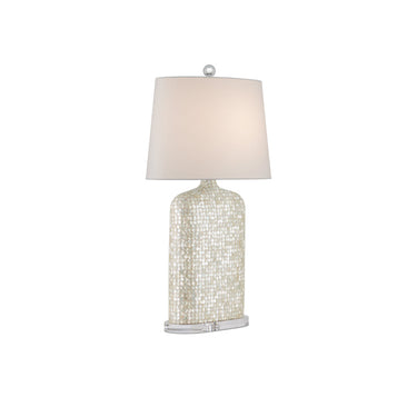 Currey & Company 31.5" Gerri White Dot Table Lamp 3