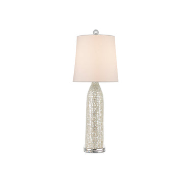 Currey & Company 31.5" Gerri White Dot Table Lamp 4