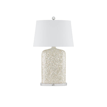Currey & Company 31.5" Gerri White Dot Table Lamp 5