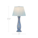 Currey & Company 31.5" Lapis Blue Table Lamp 4
