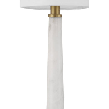 Currey & Company 31.75" Munroe White Table Lamp 1