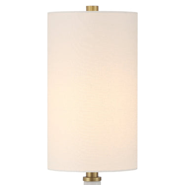 Currey & Company 31.75" Munroe White Table Lamp 3
