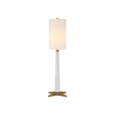 Currey & Company 31.75" Munroe White Table Lamp 