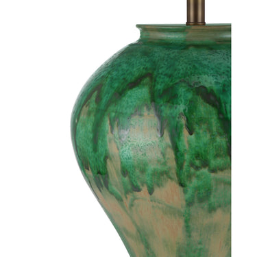 Currey & Company 31" Blarney Green Table Lamp 1