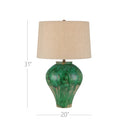 Currey & Company 31" Blarney Green Table Lamp 5