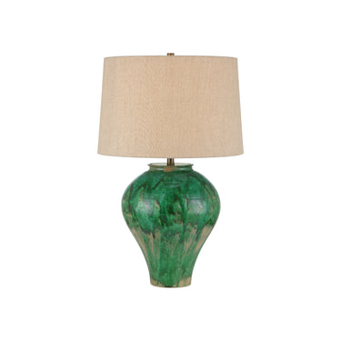 Currey & Company 31" Blarney Green Table Lamp 