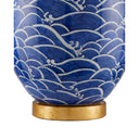 Currey & Company 31" Nami Blue Table Lamp 1