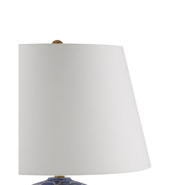 Currey & Company 31" Nami Blue Table Lamp 2