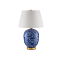 Currey & Company 31" Nami Blue Table Lamp 3