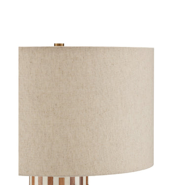 Currey & Company 31" Tia Wood & Bone Table Lamp 2