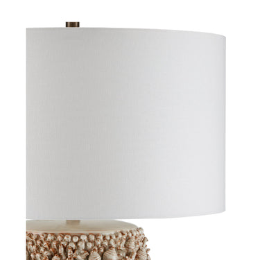 Currey & Company 32.5" Corfu Ivory Ceramic Table Lamp 2