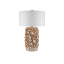 Currey & Company 32.5" Corfu Ivory Ceramic Table Lamp 3
