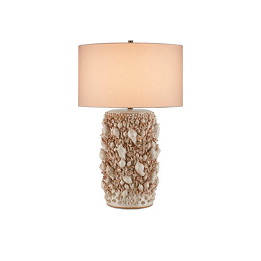 Currey & Company 32.5" Corfu Ivory Ceramic Table Lamp 