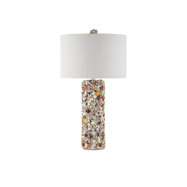 Currey & Company 32.5" Festoon Multi-Color Shell Table Lamp 3