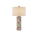 Currey & Company 32.5" Festoon Multi-Color Shell Table Lamp 