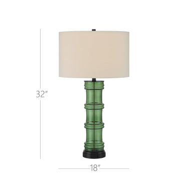 Currey & Company 32" Balsam Green Table Lamp 4