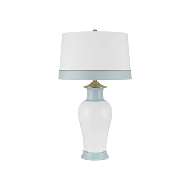 Currey & Company 32" Kora Blue Table Lamp 3