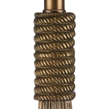 Currey & Company 33.0" Baroque Cast Brass Table Lamp 1