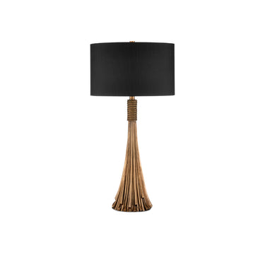 Currey & Company 33.0" Baroque Cast Brass Table Lamp 4