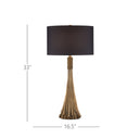 Currey & Company 33.0" Baroque Cast Brass Table Lamp 7