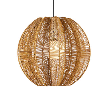 Currey & Company 33.25" Barbary Fluted Outdoor 1-Light Pendant 4