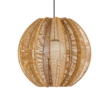 Currey & Company 33.25" Barbary Fluted Outdoor 1-Light Pendant 6