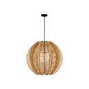 Currey & Company 33.25" Barbary Fluted Outdoor 1-Light Pendant 7